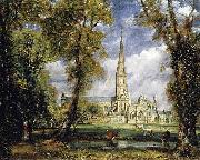 John Constable Salisbury Cathedral from the Bishop s Grounds USA oil painting artist